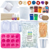 Soap Making Kit - Make Your Own Soap Kit - DIY Soap Making Supplies Kit for Adults - 1.1 lb Glycerin Soap Base - Soap Making Kit for Beginners - Handmade Soap Kit