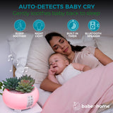 Oasis White Noise Machine Baby Night Light - Baby Cry Activated - Timer - Bluetooth Speaker - Cute Room Decor - Sleep Sound Soother with Baby Shusher, WhiteNoise, Lullaby's and Soothing Nature Sounds for Newborn Babies, Kids, Adults, Baby Gifts (Vibrant)