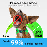 Dog Bark Collar, Rechargeable Smart Barking Collar, Anti Barking Training Collar with 5 Adjustable Sensitivity Beep Vibration Shock, Bark Shock Collar for Large Medium Small Dogs