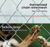 4x4m Dog Enclosure Kennel Large Chain Cage Pet Animal Shade Cover Fencing Run