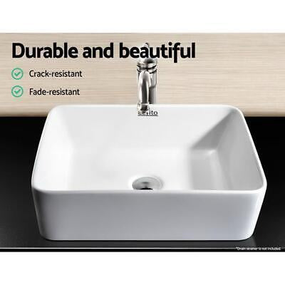 Ceramic Bathroom Basin Sink Vanity Sinks Hand Wash Bowl Above Counter Top