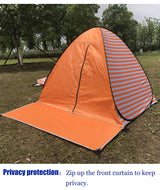 Orange Medium Size Beach Tent