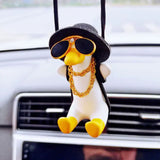 Super Cute Swing Duck Mirror Hanging Car Interior Accessories